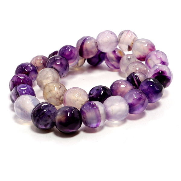 Браслеты из камня с огранкой 6мм 8мм 10мм