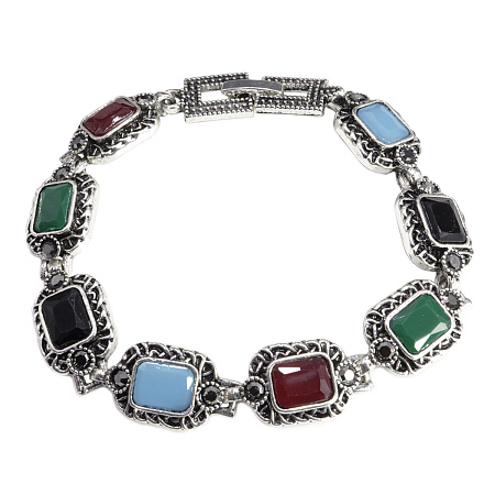 Браслеты металл и камни