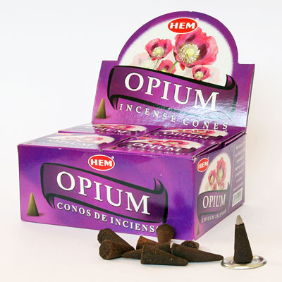Благовония конусы HEM Opium Опиум уп-12шт