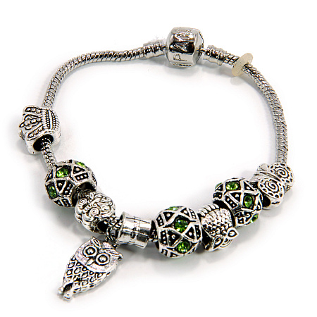 Браслеты Пандора металл и фианиты