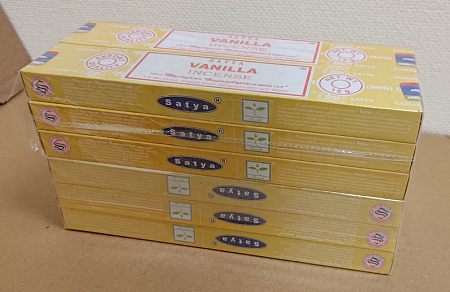 Благовония Satya B 450ZVa Vanilla Ваниль 15gm уп-12шт ПЕРЕПАКОВКА