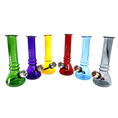 Бонг GlassBong ZGB04  13см стекло цвета в ассортименте
