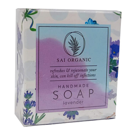 Мыло глицериновое 85гр с маслом Lavender