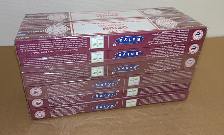 Благовония Satya B 450ZOp Opium Опиум 15gm уп-12шт ПЕРЕПАКОВКА
