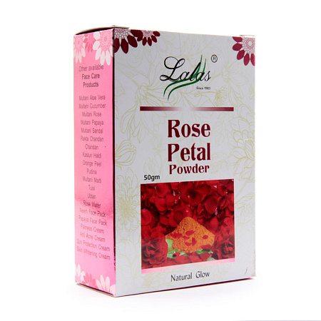 Маска убтан для лица Lalas Rose Petal Лепестки роз 50гр 