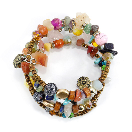 Браслет Пандора Спиралька MIX оберег на процветание и удачу