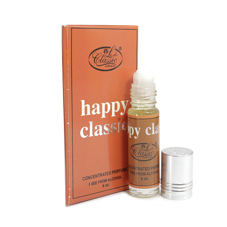 Масло парфюмерное LADY CLASSIC СЧАСТЛИВЫЙ HAPPY CLASSIC женские 6ml 