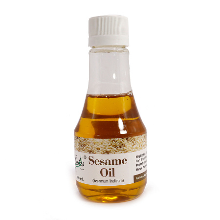 Масло Лалас Sesame Oil Кунжутное Mustard oil для волос и тела 100мл 