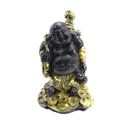 Хотей с мешком УЦЕНКА шрам на лице наделяет людей успехом и везением дарет изобилие 16см-14см  