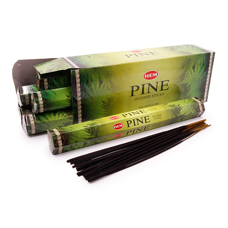 Благовония HEM PINE Сосна укрепляет энергетическую оболочку человека уп-6шт