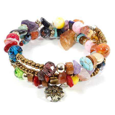 Браслет Пандора Спиралька MIX оберег на процветание и удачу