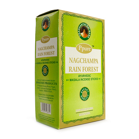 Благовония Ppure 15гр Rain Forest аромапалочки Лес после дождя уп-12 шт
