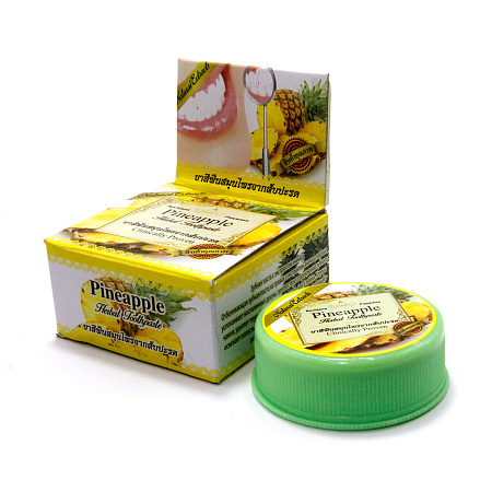Зубная паста Thai Herbal Toothpaste с экстрактом Ананаса 30гр 