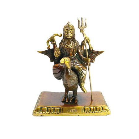Статуэтка бронза Шани улучшает карму, защищает, помогает в бизнесе 17см