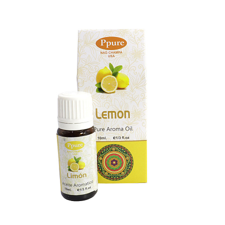 Масло Ppure LEMON 10мл уп-4шт Лимон ароматическое масло для аромаламп  