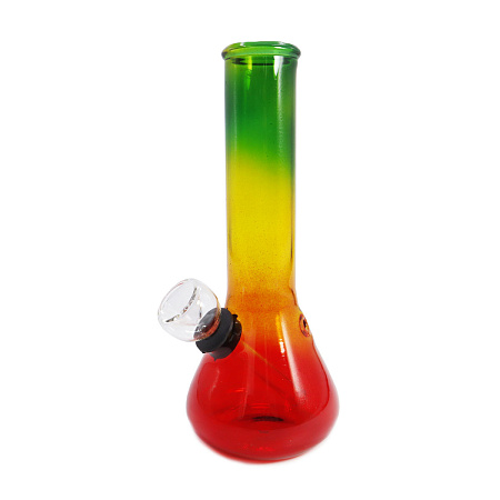 Бонг РАДУГА стекло h-16см d-3см L-6,5см классика  