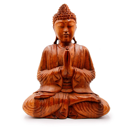 Сувенир из дерева Статуэтка Будда в молитве 40см Суар
