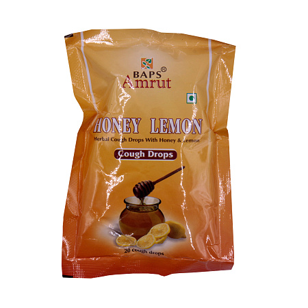 Леденцы от кашля Cough Drops Honey Lemon Мед Лимон 20шт