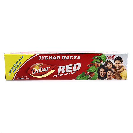 Зубная паста Dabur Red аюрведическая 100гр 