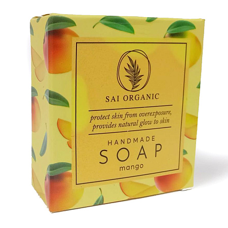 Мыло глицериновое 85гр с маслом Mango