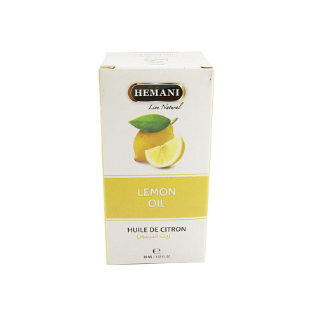 Арабское Масло HEMANI Lemon oil Лимон косметическое 30мл  