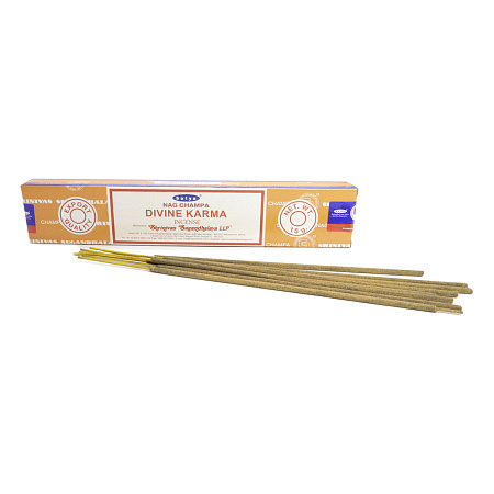 Благовония Satya M 450M15DiK Divine Karma Божественная Карма 15gm уп-12шт