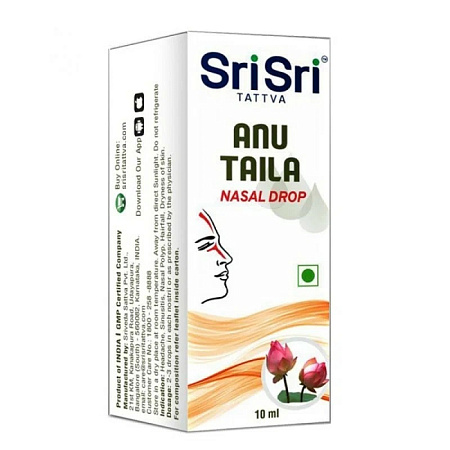 Капли Sri Sri Tattva Anu Thailam АнуТайлам масло аюрведическое 10ml