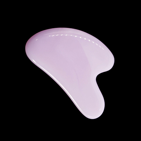 Скребок сердечко стекло используется для омоложения и массаже лица и тела