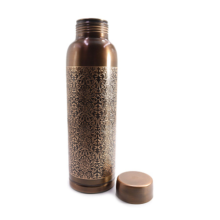 Медная бутылка для настаивания медной воды 1000ml Arora CAE-04