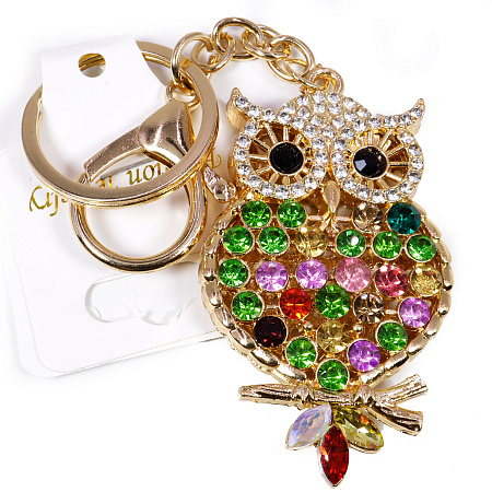 Оберег брелок Сова МИКС символ процветания через мурость 13см