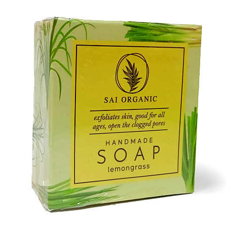 Мыло глицериновое 85гр с маслом Lemongrass