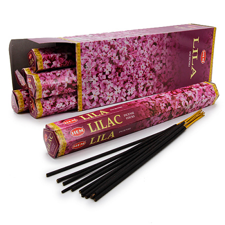 Благовония HEM LILAC Сирень уп-6 шт