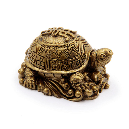 Черепаха под бронзу символ защиты и долголетия 3.5см-6см Китай