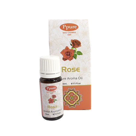 Масло Ppure ROSE 10мл уп-4шт Роза ароматическое масло для аромаламп 