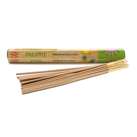 Благовония Ppure PINEAPPLE Hexa аромапалочки уп-6шт PPH082