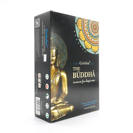 Благовония Goloka The BUDDHA блок 12шт 15g светлые с пыльцой