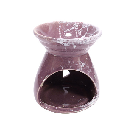 Аромалампа CZ02-PU цвет Лиловый керамика глазурь h-8см