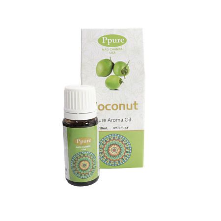 Масло Ppure COCONUT 10мл уп-4шт Кокос ароматическое масло для аромаламп 