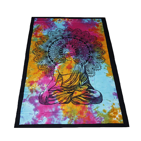 Покрывало Будда 210см-135cм хлопок 