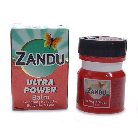 Бальзам Zandu Ultra Power Занду Ультра Сила болеутоляющий 8гр