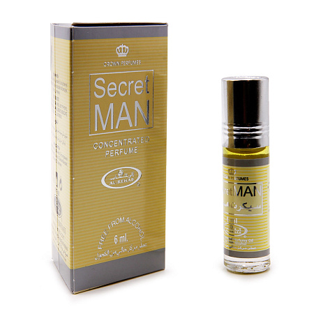 Масло парфюмерное AL REHAB Secret Man мужской аромат 6ml 