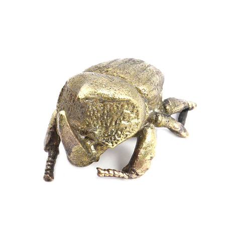 Статуэтка из бронзы Священный Жук Скарабей приносит удачу и счастье в дом 2см-4см