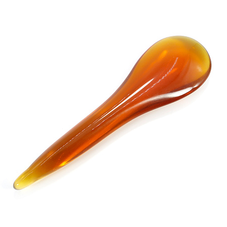 Скребок лопатка из стекла для лица и массажа Гуаша Китай