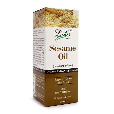 Масло Лалас Sesame Oil Кунжутное Mustard oil для волос и тела 100мл 