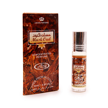 Масло парфюмерное AL REHAB Musk Oud мужской аромат 6ml 