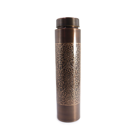 Медная бутылка для настаивания медной воды Колба 970ml Arora CAE-05