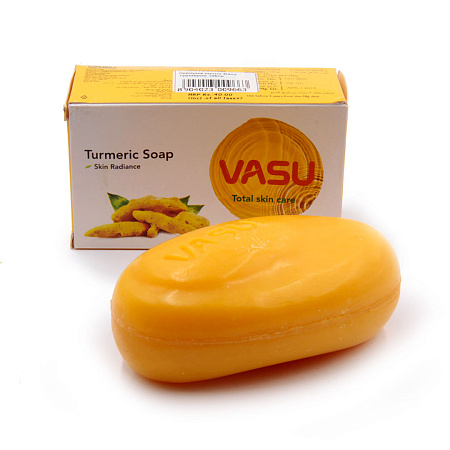 Мыло Vasu косметическое Куркума Turmeric Soap 125гр