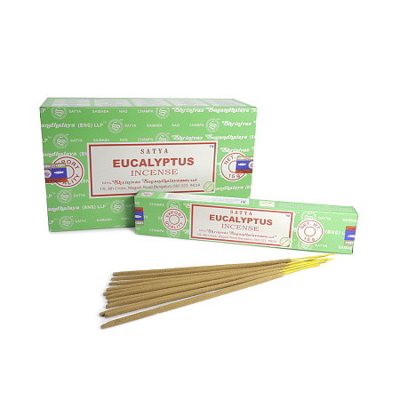 Благовония Satya B 450B15Eu Eucalyptus Эвкалипт 15gm уп-12шт