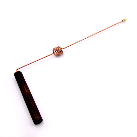 Рамка для биолокации с резонатором 18см-21см медь высокого качества