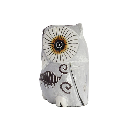 Статуэтка из дерева Сова 10см SWA-04C дарует мудрость, карьерный рост, успех и изобилие